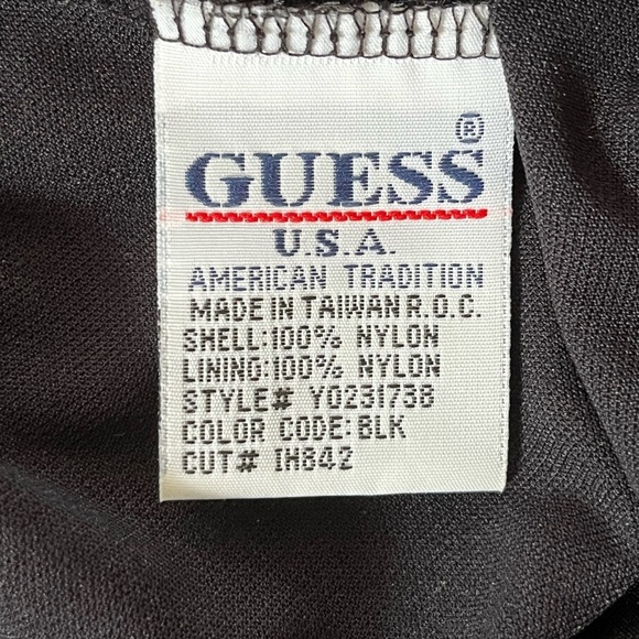 Y2K Guess Women's USA Made Floral Stretch Mesh Removal Straps Mini Dress Small - Picture 10 of 14